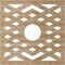 Ekena Millwork Chevron Wood Fretwork Pierced Ceiling Medallion, Red Oak, 22"OD x 5 3/4"ID x 1/4"T CMWP22X22X0250CHRO - alternate 5